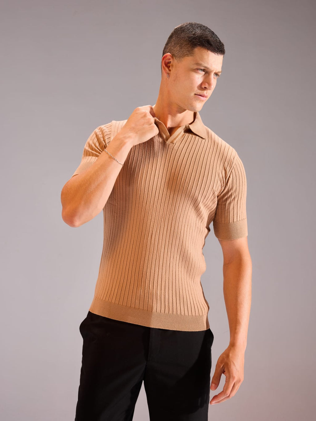 Polo beige T shirt
